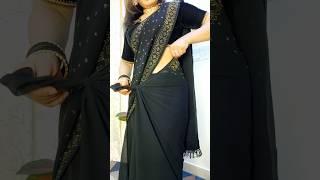 Chiffon Saree Draping tips 💡 beautynstyle saree drapingsaree sareedraping meesho [upl. by Oremodlab593]