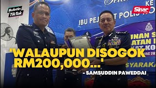 Tidak mudah dibeli walau wang sogokan RM200000 terhidang depan mata [upl. by Haikan]