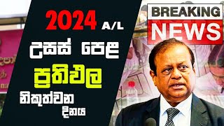 උසස් පෙළ විභාග ප්‍රතිඵල නිකුත්වන දිනය  AL Exam Result Release Date  2023 2024 AL [upl. by Gridley]