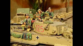 WW2 North Africa  German Afrika Korps Diorama  Part 2 photovideo Figures mostly King amp Country [upl. by Nevaj989]