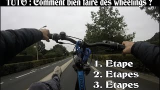 TUTO  Comment bien faire des wheelings en vélo [upl. by Benyamin]