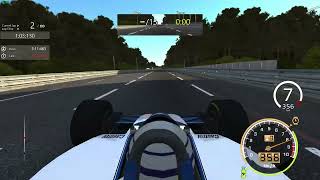 Brabham BT55 full boost 1400HP lap at Le Mans no chicanes [upl. by Brena]