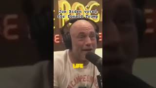 Joe Biden absolutely voted for Donald Trump donaldtrump joebiden joerogan joeroganexperience [upl. by Knudson]