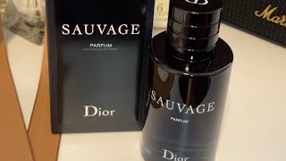 Unboxing Dior Sauvage Parfum [upl. by Marissa]