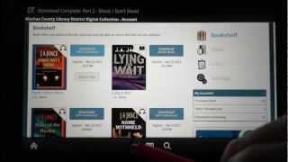 Kindle Fire How to download Audiobooks using Overdrive App [upl. by Tiga656]