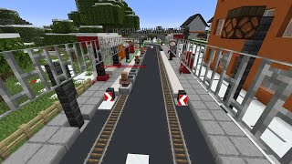 Minecraft Stadtbahn Fahrt durch Wiensbruck [upl. by Anilehs]