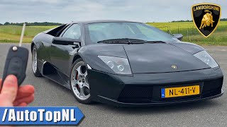 Lamborghini Murcielago REVIEW on AUTOBAHN NO SPEED LIMIT by AutoTopNL [upl. by Enida]