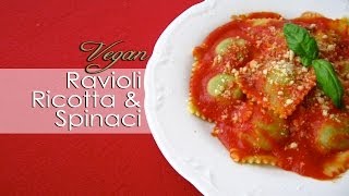 Ravioli ricotta amp spinaci vegan [upl. by Ahsinuq244]