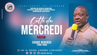 Direct  CULTE DU MERCREDI 20 MARS 2024 Avec Ev claude kabundi walesa [upl. by Ursula]