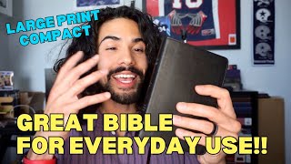 ESV Large Print Compact Bible Review [upl. by Ailito]