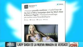 Lady Gaga es la nueva imagen de Versace [upl. by Led]