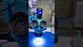 Microscope and 4k camera iphonerepairing wazirampson smartphone tech Qamarwazir chorbazaar [upl. by Tillford]