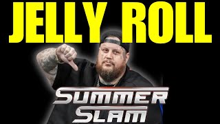 Cringe Alert Jelly Rolls Awkward WWE SummerSlam Moment [upl. by Vicki142]