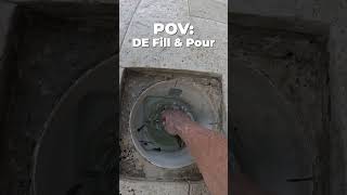 Pool Guy POV DE Fill Mix amp Pour [upl. by Bodkin607]