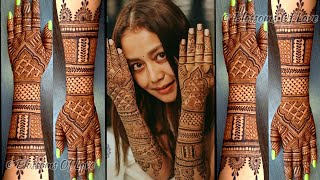 Neha Kakkar Wedding Mehndi Designs Inspired Bridal Mehendi DesignNeha Kakkar Wedding Mehndi Design [upl. by Nebeur]