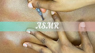 ASMR  NITPICKING BACK CHECK FOR SLEEP 😴 asmr asmrsound nitpicking [upl. by Adelina]