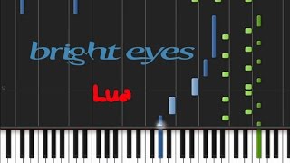 Bright Eyes  Lua Piano Tutorial ♫ [upl. by Bourn16]