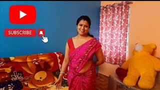 Home Cleaning vlog With Cooking vlog  Saree Vlog  Desi Saree vlog [upl. by Iot]