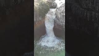 High Force Falls Teesdale shortsvideo drone nature falls [upl. by Aicenaj236]