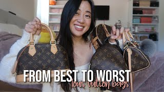 My ENTIRE LOUIS VUITTON BAG Collection  Ranked From WORST to BEST [upl. by Horbal]