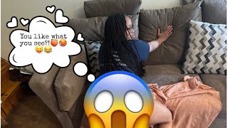 LEADING MY BOYFRIEND ON PRANK😂🥵😂😭 part 2 [upl. by Acirretahs]