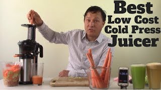 Best Low Cost Compact Vertical Cold Press Juicer [upl. by Ykciv]