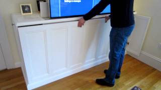 TV Lift Cabinet  Removal of Front Cover [upl. by Zannini]