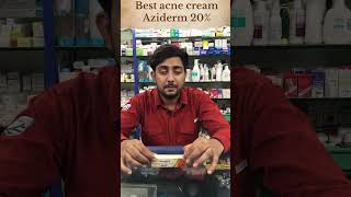 Acne best cream aziderm acnecare pimplesremovalcream skincare acnecream acnespottreatment [upl. by Koran]