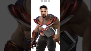 Hulk  Iron man  Hulk buster  Thanos  fusion art  shorts youtubeshorts [upl. by Leirda]