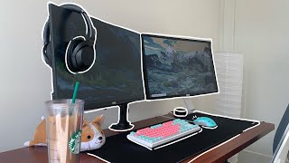 My College Student DeskTech Setup in 2021 [upl. by Shotton726]