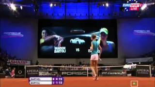 Mona Barthel vs Marion Bartoli 2012 Stuttgart Highlights [upl. by Wales]