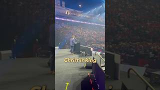 BACKFIRE Entire Stadium Shouts Jesus is King [upl. by Candra220]