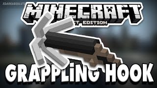 GRAPPLING HOOK in MCPE Minecraft PE Mod Showcase 0140 Pocket Edition [upl. by Glasgo]