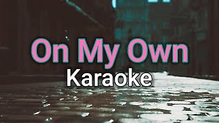 On My Own  Karaoke  Instrumental  Minus One  In the style of Frances Ruffelle [upl. by Deehahs]