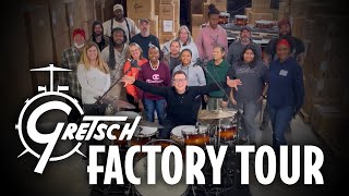 Tour The Gretsch Drum Factory with Pro Drummer Stanton Moore [upl. by Naerad214]