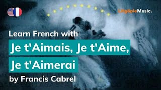 Francis Cabrel  Je tAimais Je tAime Je tAimerai Lyrics  Paroles English amp French [upl. by Annairb]