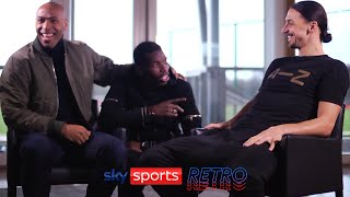 Paul Pogba gatecrashes Zlatan Ibrahimovics interview with Thierry Henry [upl. by Einavoj]