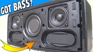 BASSY Bluetooth Speaker with SUBWOOFER EXOs Doss Audio SOUNDBOX XL BASS Test amp Review  GIVEAWAY [upl. by Bedelia]