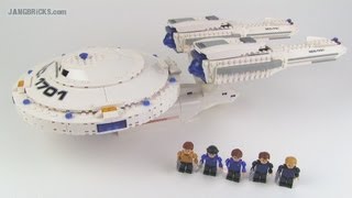 KREO Star Trek Enterprise ship construction set review [upl. by Laved668]