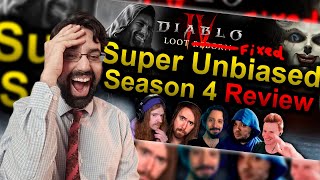 The COMPLETELY Unbiased Season 4 Diablo 4 Review [upl. by Ecneret318]