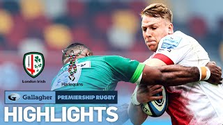 London Irish v Harlequins  HIGHLIGHTS  Local Rivals Put on a Show  Gallagher Premiership 202122 [upl. by Schwerin680]