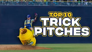 Top 10 Trick Pitches of 2023  The Savannah Bananas [upl. by Monk]