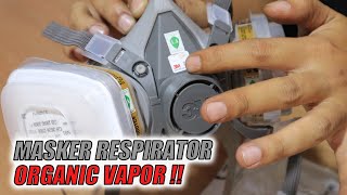 MASKER RESPIRATOR 6001 CN ORGANIC VAPOR  MASKER 3M 152 [upl. by Auqinehs]