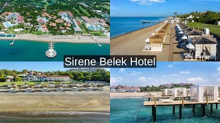 Sirene Belek Hotel  5Star Luxury in Belek Turkey 🇹🇷  Hotel Tour amp Review [upl. by Ocin]