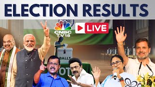 Election Results 2024 LIVE NDA Vs INDIA Alliance  PM Modi  Counting Day Results LIVE  N18ER [upl. by Nitz]