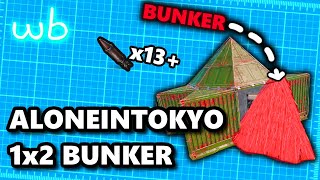 Aloneintokyos 1x2 OP Bunker  Rust Building Tutorial [upl. by Jona]