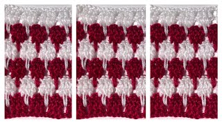 Larksfoot crochet stitch pattern [upl. by Allene752]