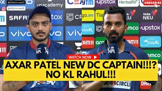 DELHI CAPITALS NEW CAPTAIN AXAR PATEL TO LEAD DC NO KL RAHUL [upl. by Ponzo]