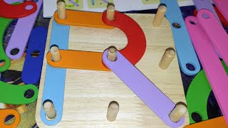 Kidology Wooden Letters Construction  DIY Letters Making For Kids  Kidology Letters A to Z [upl. by Melosa418]