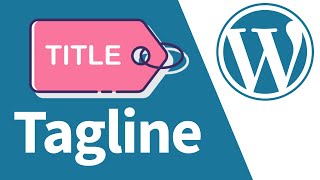 how to set your site title and tagline in WordPress [upl. by Alihs368]